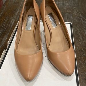 I.N.C Nude leather heels